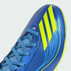 adidas Fußballschuhe<· F50 Messi Elite Kids Fußballschuh, Royal Blue / Solar Yellow / Semi Blue Burst