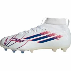 adidas Fußballschuhe<· F50 SPARKFUSION LEAGUE Mid-Cut feste Cloud White / Royal Blue / Lucid Red