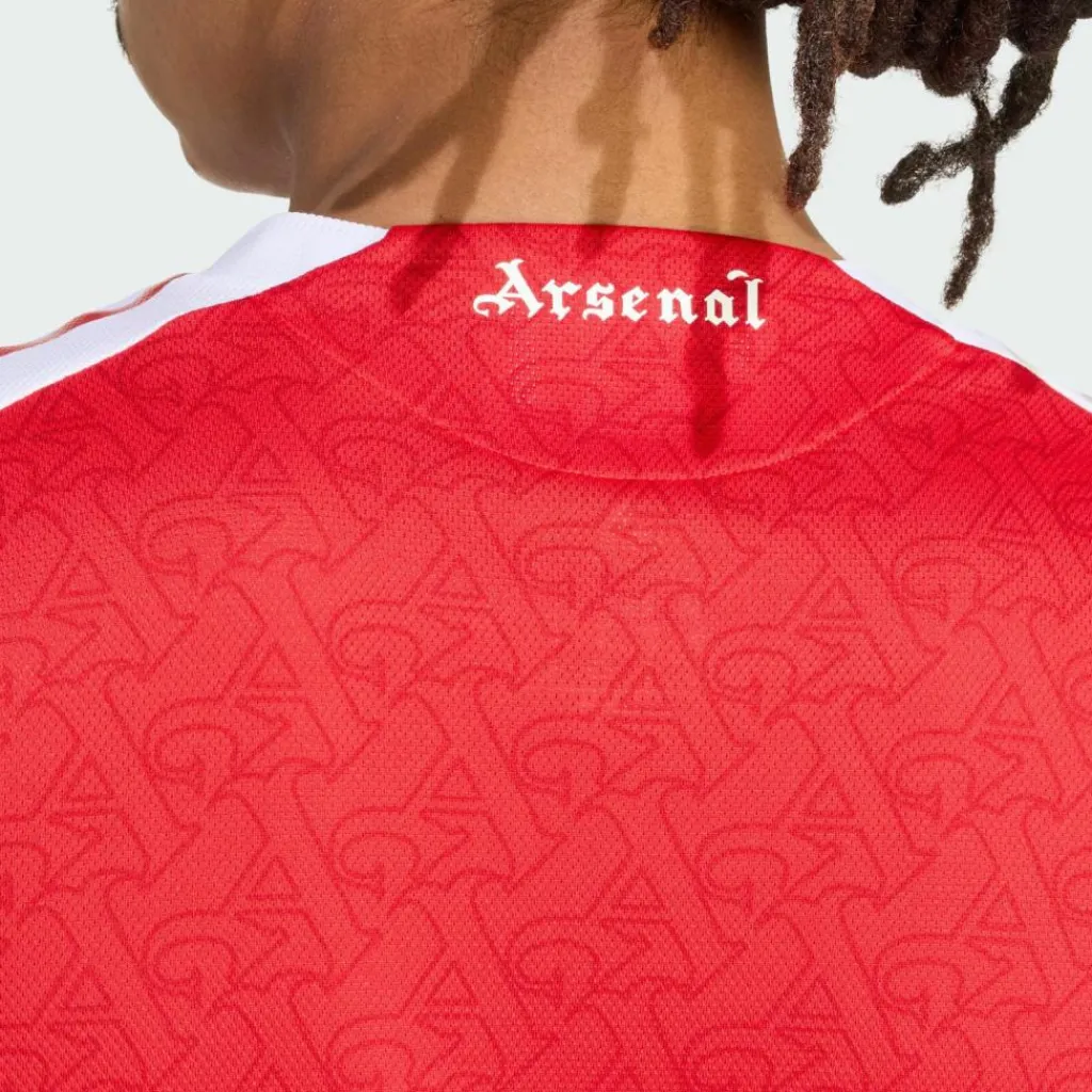 adidas Trikots<· FC Arsenal 25/26 Long Sleeve Heimtrikot Better Scarlet / White