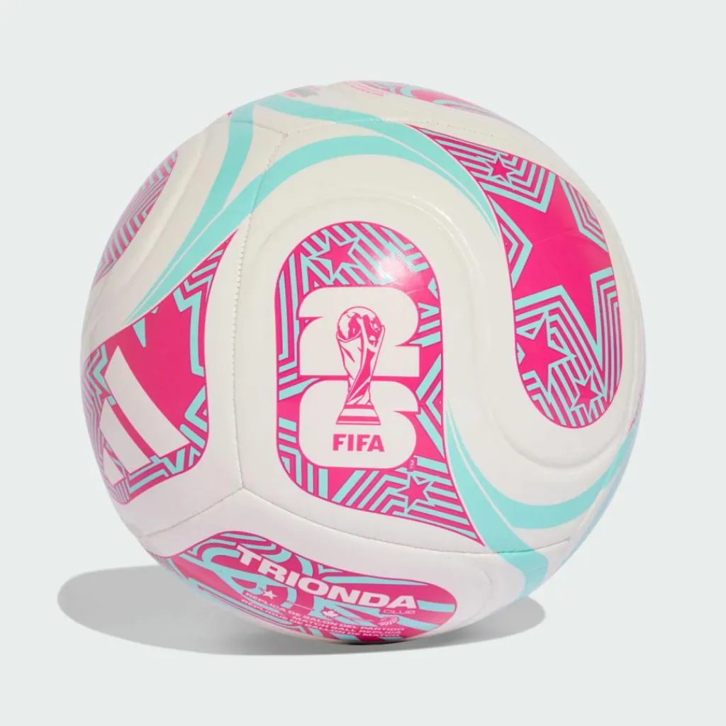 adidas Bälle<· FIFA Fussball-Weltmeisterschaft™ White / Flash Aqua / Shock Pink