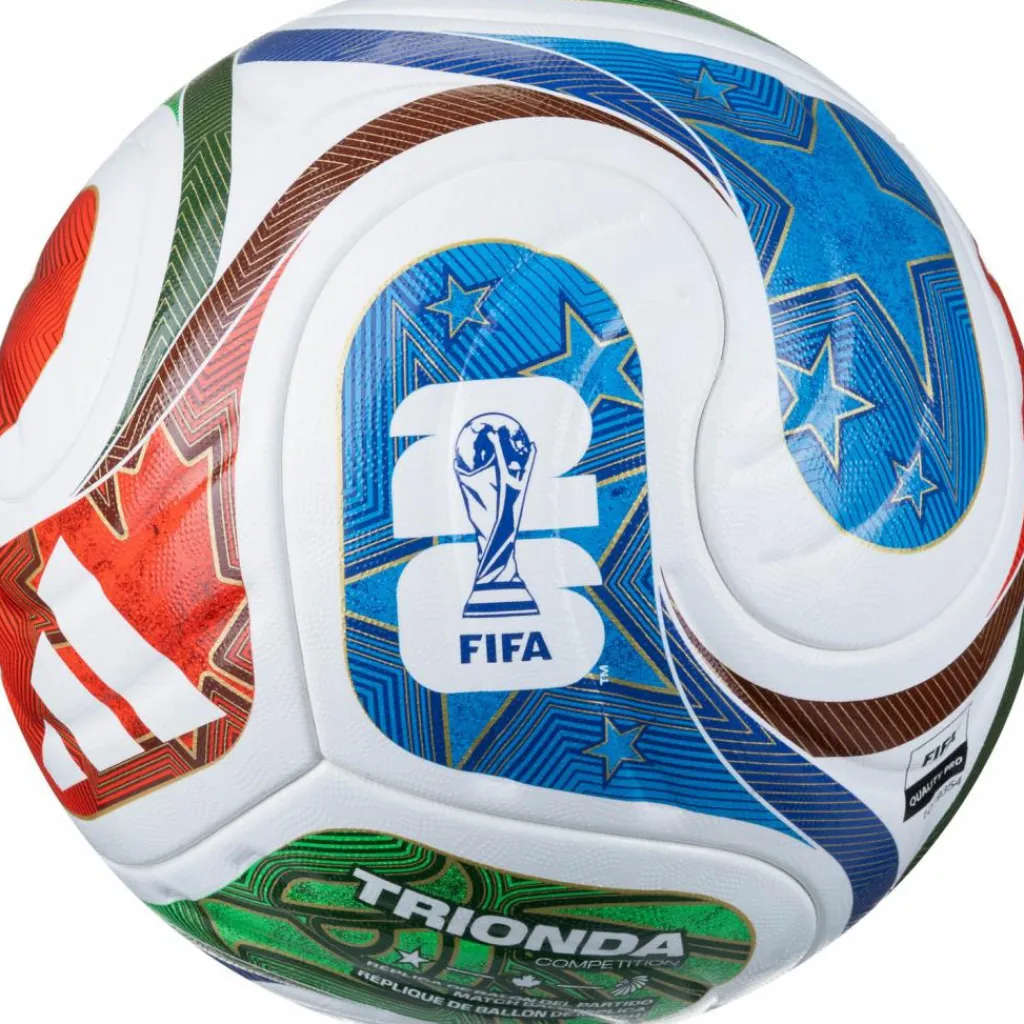 adidas Fußball|Fußball<· FIFA World Cup 26™ zugelass. Spielball white-solblu-hirere-f