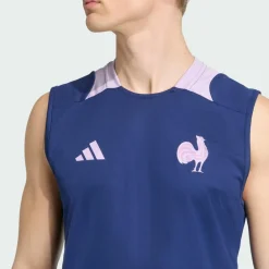 adidas Tops & Tanks<· Frankreich Singlet Dark Blue