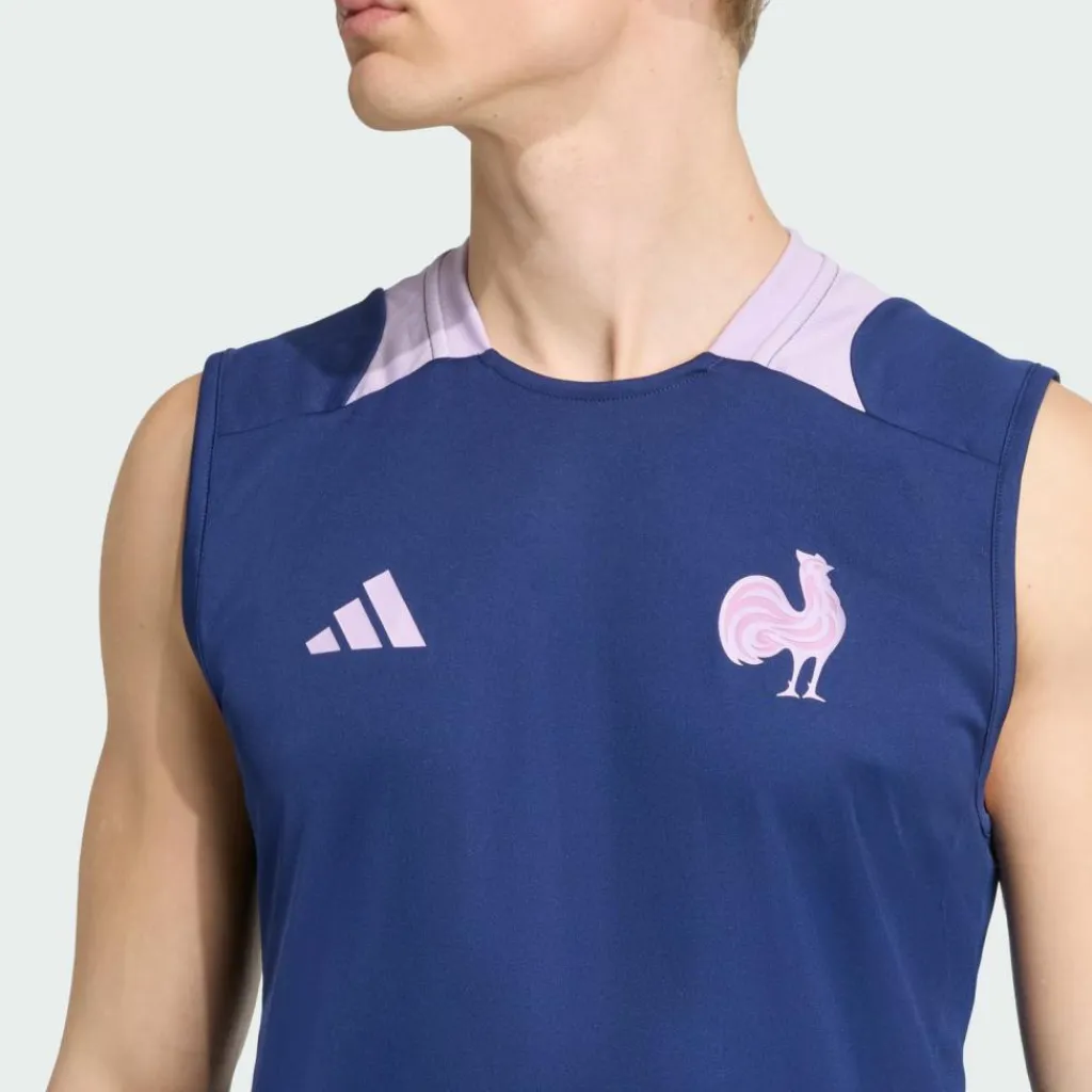 adidas Tops & Tanks<· Frankreich Singlet Dark Blue