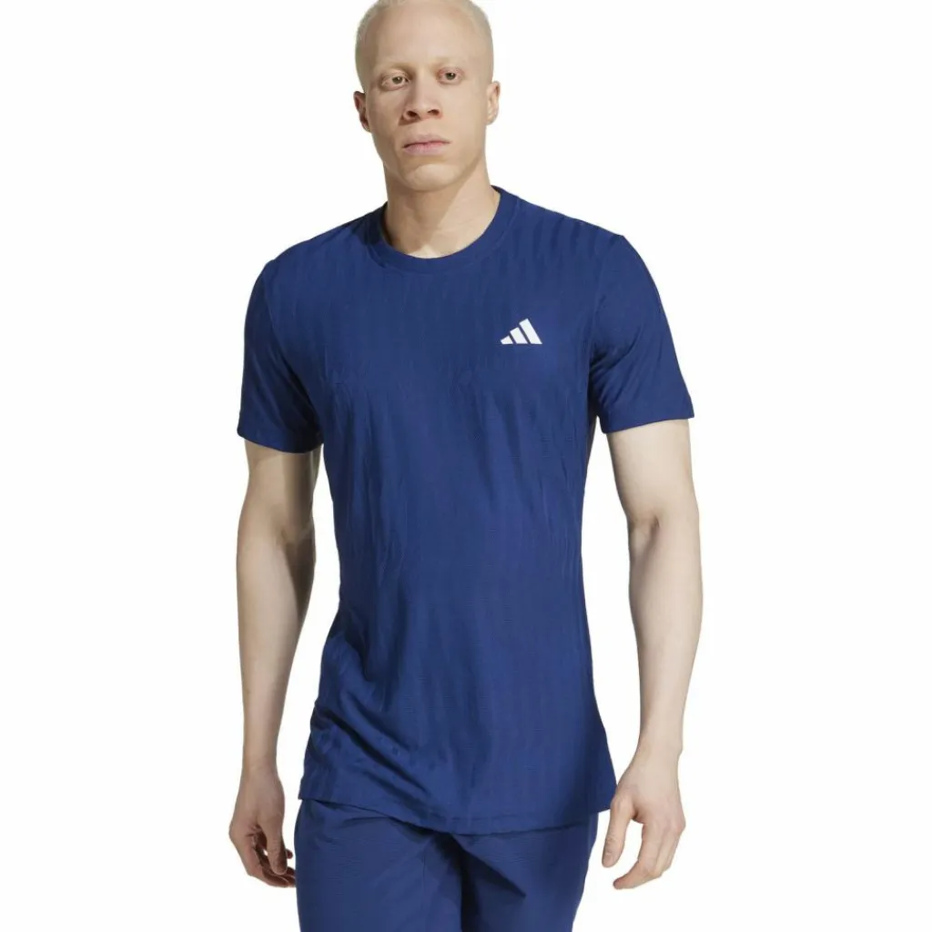 adidas Shirts|Tennis<· Freelift dark blue