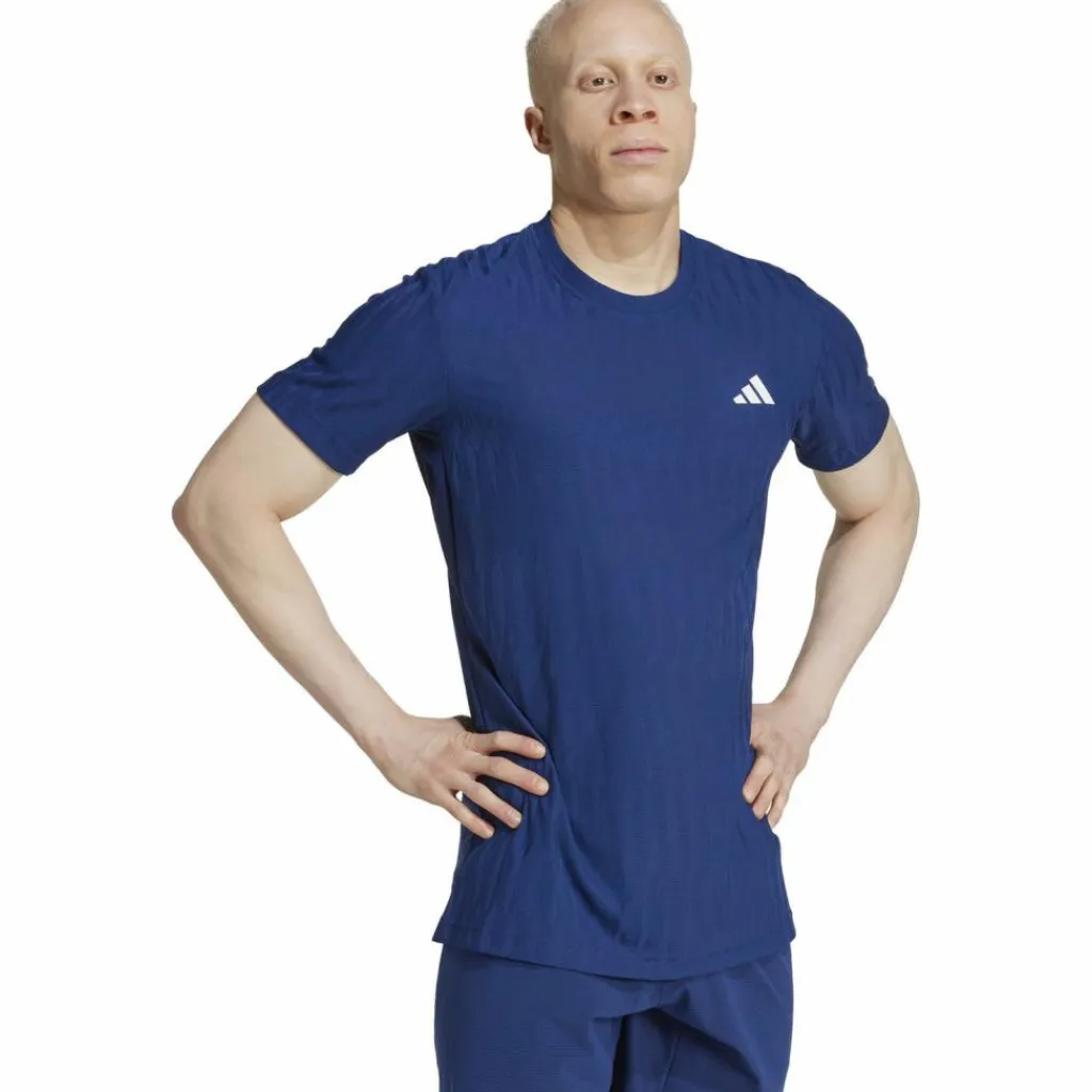 adidas Shirts|Tennis<· Freelift dark blue