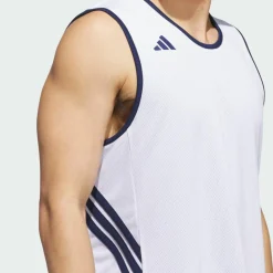 adidas Basketball|Tops & Tanks<· 3G Speed Basketball AEROREADY Team Navy / White