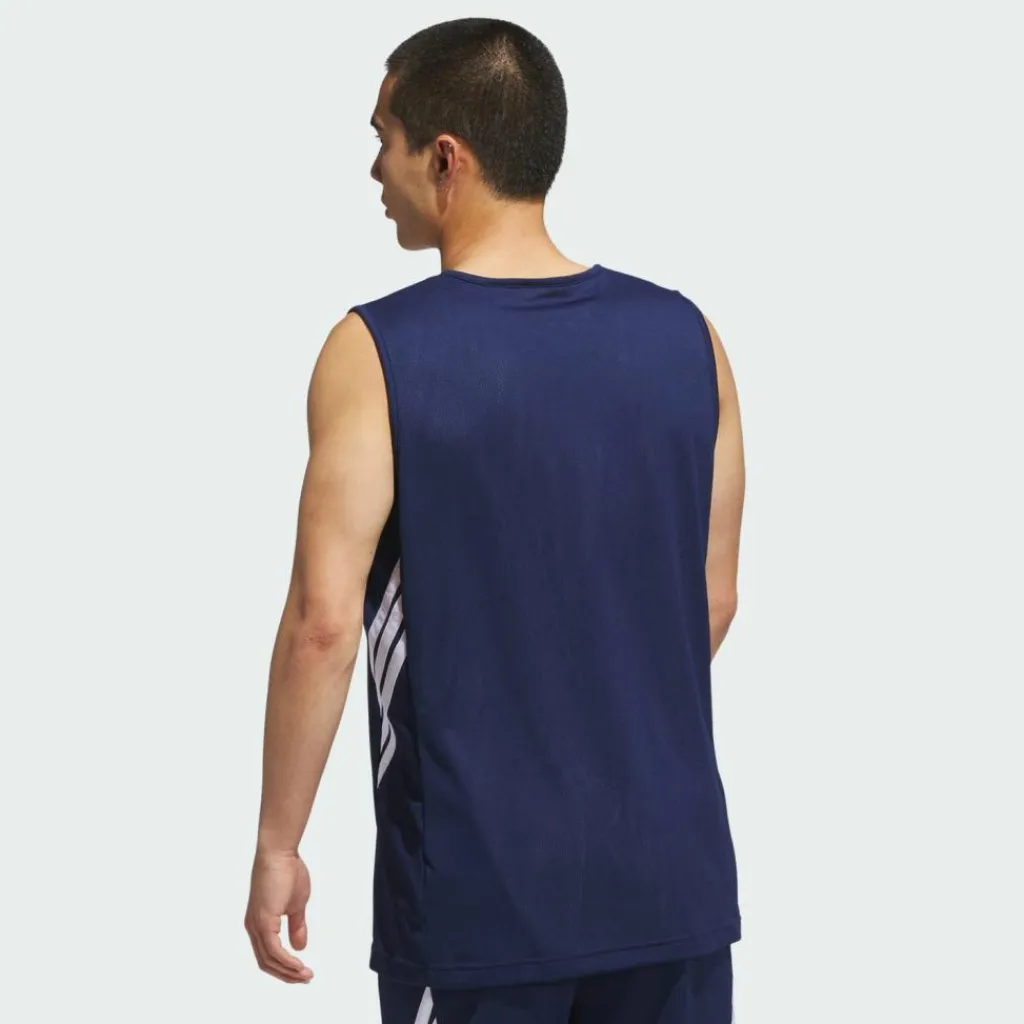 adidas Basketball|Tops & Tanks<· 3G Speed Basketball AEROREADY Team Navy / White