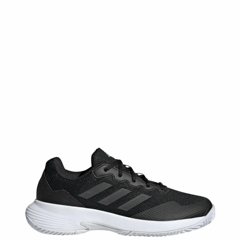 adidas Tennis<· Gamecourt 2.0 Tennisschuh Core Black / Core Black / Silver Metallic