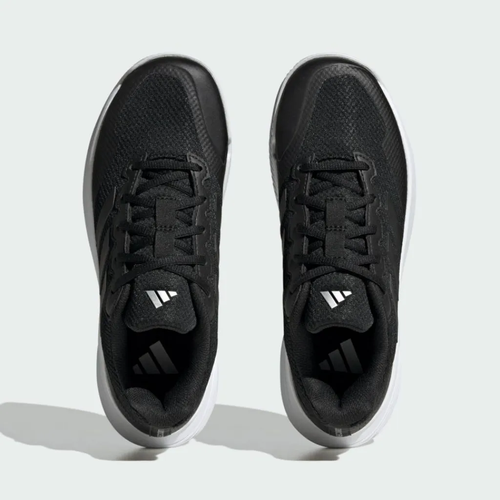 adidas Tennis<· Gamecourt 2.0 Tennisschuh Core Black / Core Black / Silver Metallic