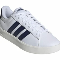 adidas Streetwear|Sneaker<· Grand Court 3.0. ftwwht-darkblue-corewhite