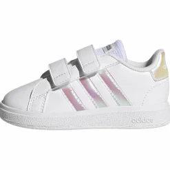 adidas Sneaker<· Grand Court Lifestyle Court Hook and Cloud White / Iridescent / Cloud White