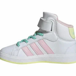 adidas Sneaker<· GRAND COURT MID ftwr white-clear pink-ice yellow