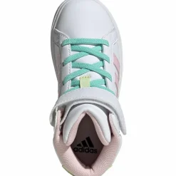 adidas Sneaker<· GRAND COURT MID ftwr white-clear pink-ice yellow