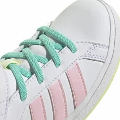 adidas Sneaker<· GRAND COURT MID ftwr white-clear pink-ice yellow