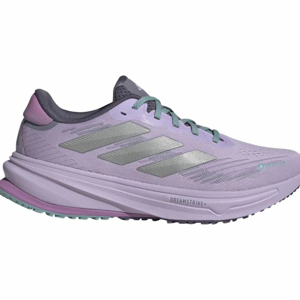 adidas Laufen|Laufschuhe<· GTX SUPERNOVA RISE GTX powder plum-silver met-mint ton