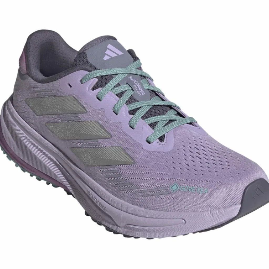 adidas Laufen|Laufschuhe<· GTX SUPERNOVA RISE GTX powder plum-silver met-mint ton