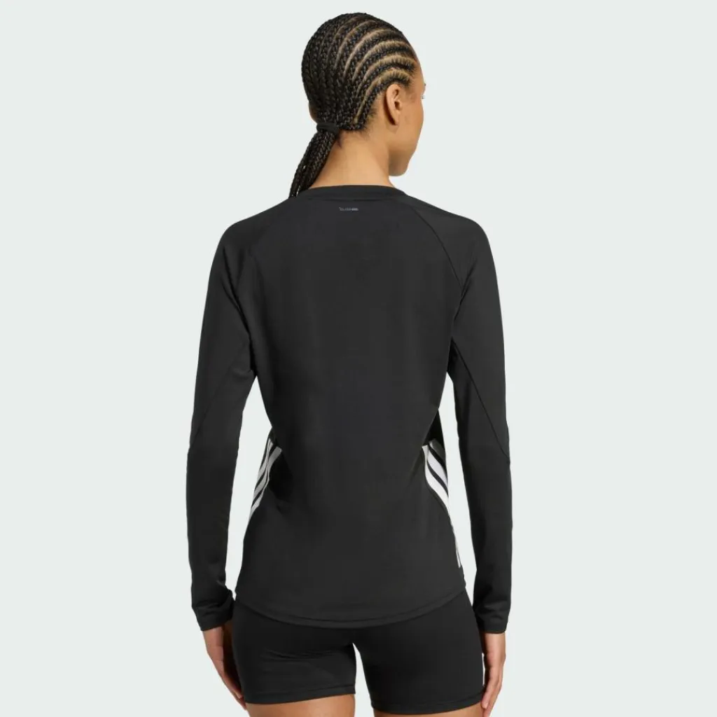 adidas Volleyball<· HILO Langärmeliges Volleyballtrikot Black