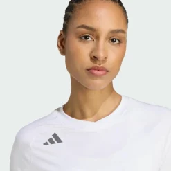 adidas Volleyball<· HILO Langärmeliges Volleyballtrikot White