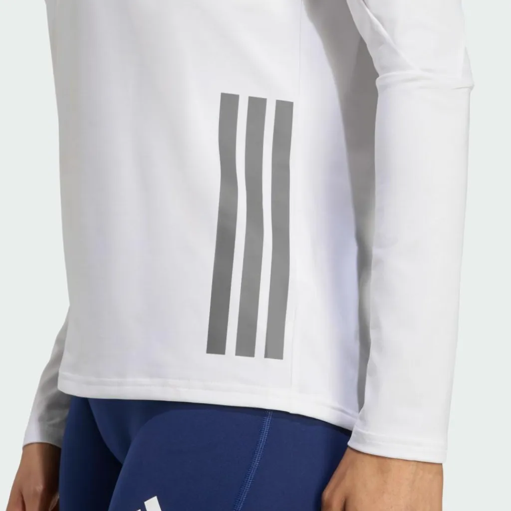 adidas Volleyball<· HILO Langärmeliges Volleyballtrikot White