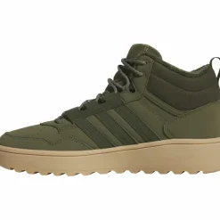 adidas Streetwear|Sneaker<· HOOPS 4.0 MID WINTERIZED olive strata-night cargo-gum