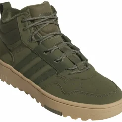 adidas Streetwear|Sneaker<· HOOPS 4.0 MID WINTERIZED olive strata-night cargo-gum
