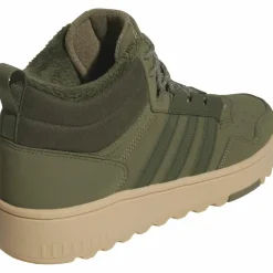 adidas Streetwear|Sneaker<· HOOPS 4.0 MID WINTERIZED olive strata-night cargo-gum
