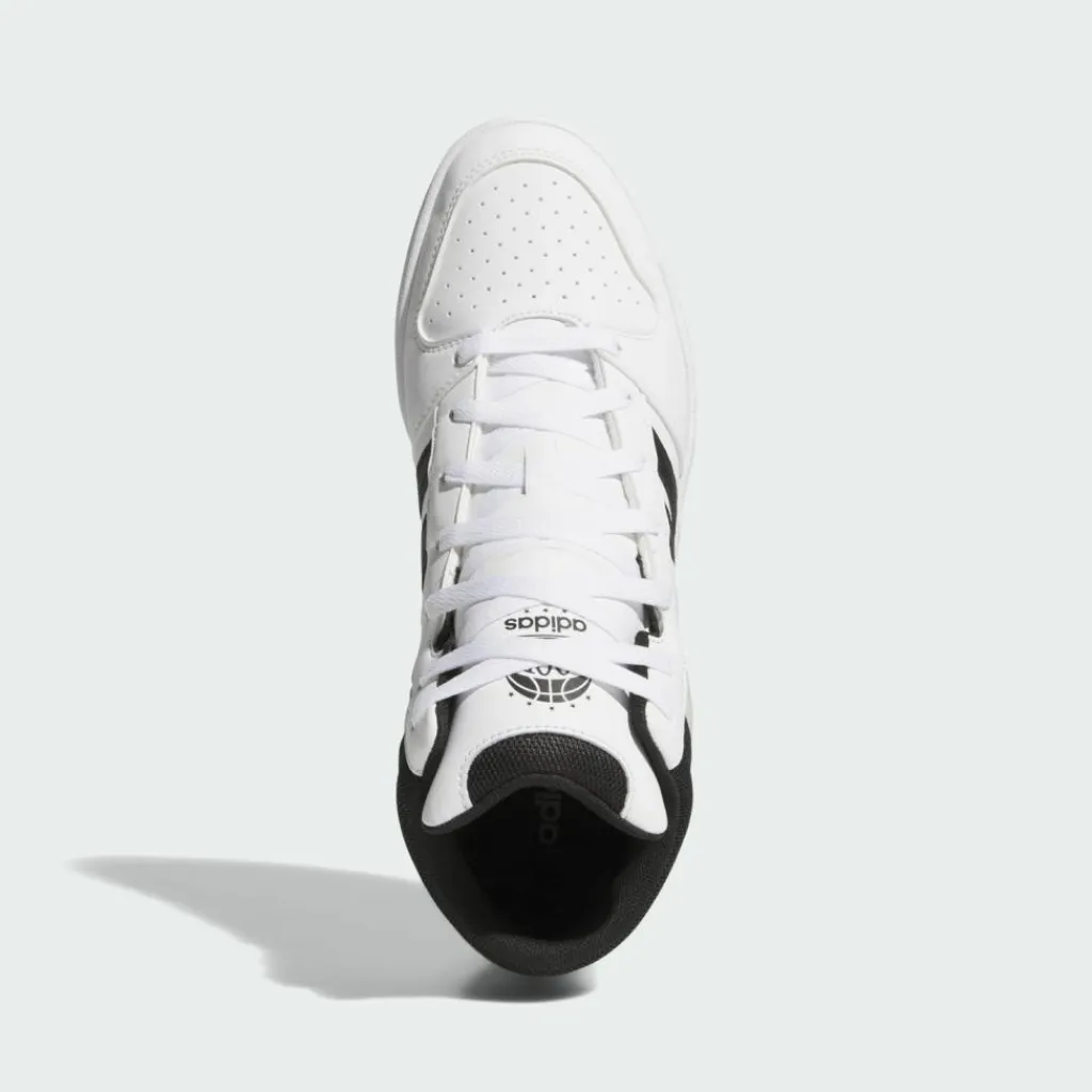 adidas Sneaker|Sneaker<· HOOPS MID CLASSIC SCHUH Cloud White / Core Black / Orbit Grey