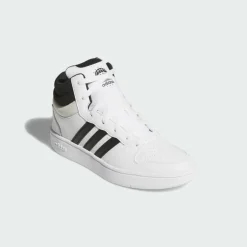 adidas Sneaker|Sneaker<· HOOPS MID CLASSIC SCHUH Cloud White / Core Black / Orbit Grey
