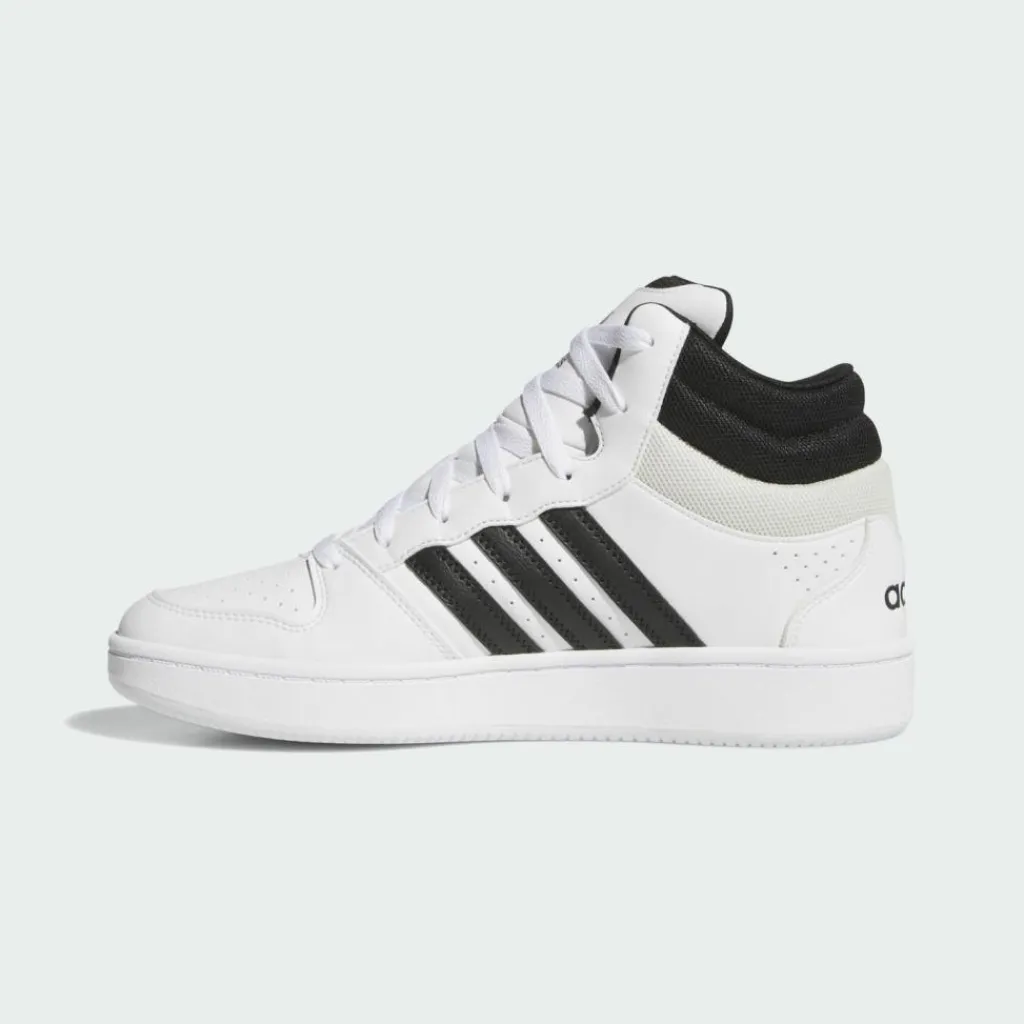 adidas Sneaker|Sneaker<· HOOPS MID CLASSIC SCHUH Cloud White / Core Black / Orbit Grey