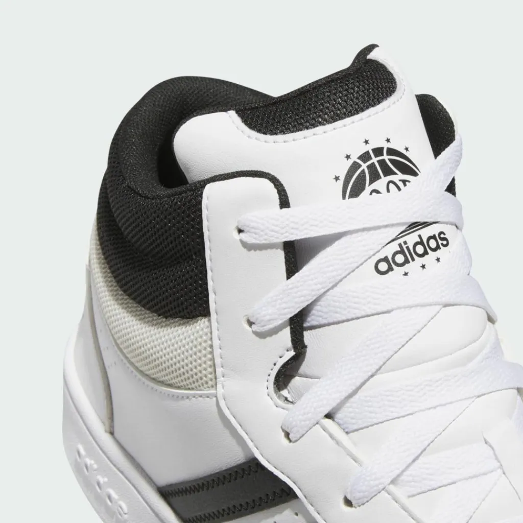 adidas Sneaker|Sneaker<· HOOPS MID CLASSIC SCHUH Cloud White / Core Black / Orbit Grey