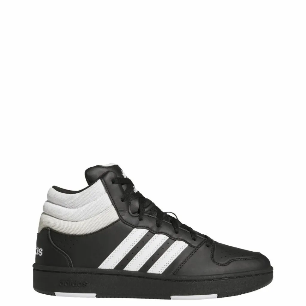 adidas Sneaker|Sneaker<· HOOPS MID CLASSIC SCHUH Core Black / Cloud White / Orbit Grey