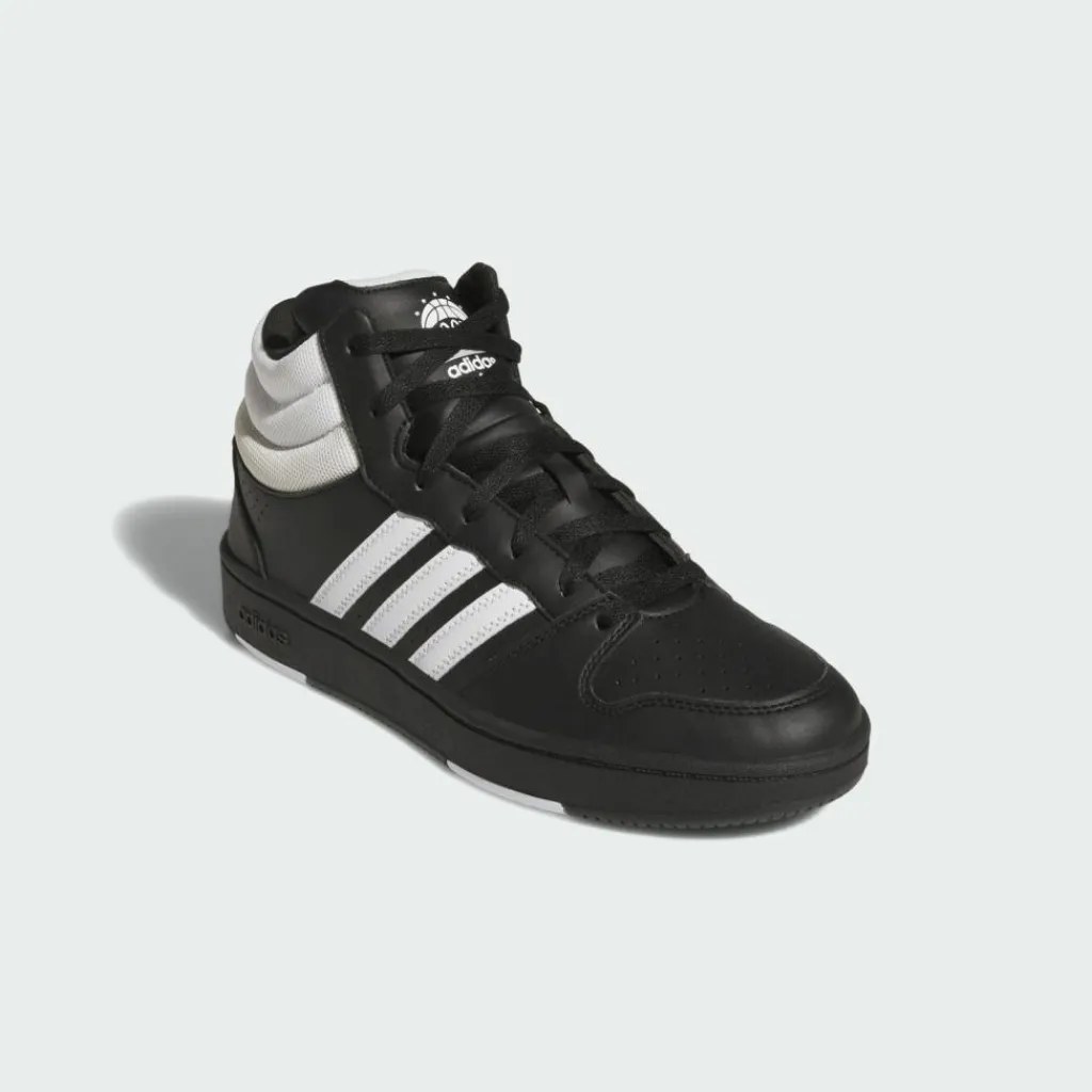 adidas Sneaker|Sneaker<· HOOPS MID CLASSIC SCHUH Core Black / Cloud White / Orbit Grey