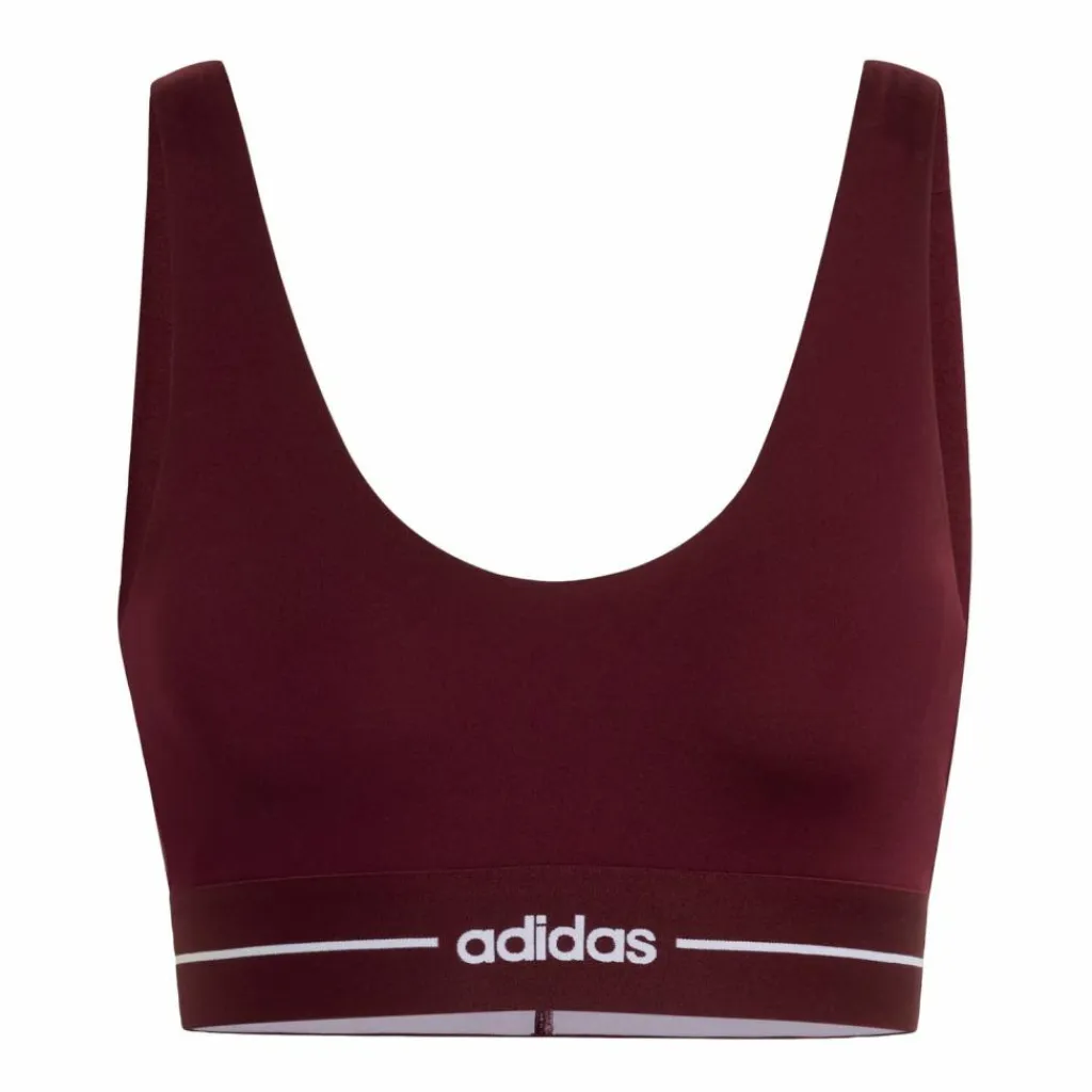 adidas Unterwäsche<· Hyperglam BH, leicht stützend Maroon