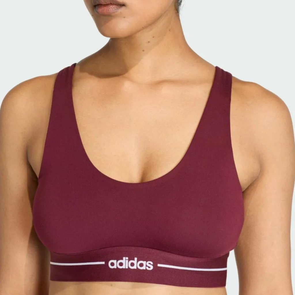 adidas Unterwäsche<· Hyperglam BH, leicht stützend Maroon