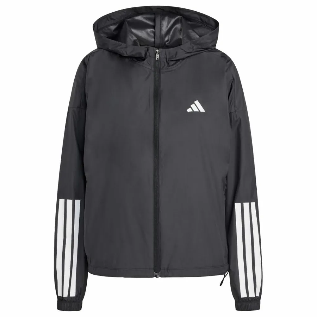 adidas Übergangsjacken<· Hyperglam 3-Streifen Windbreaker Black