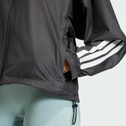 adidas Übergangsjacken<· Hyperglam 3-Streifen Windbreaker Black