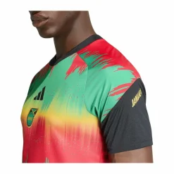 adidas Trikots<· Jamaika Prematch Trikot Home WM 2026 gelbgruen