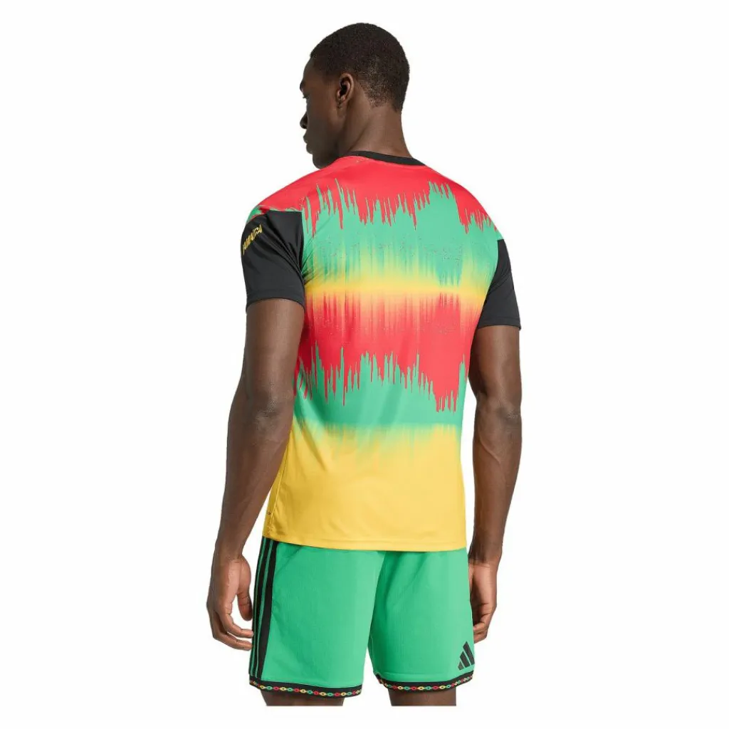 adidas Trikots<· Jamaika Prematch Trikot Home WM 2026 gelbgruen