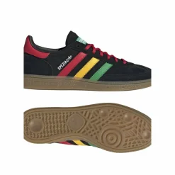 adidas Sneaker|Sneaker<· JamaikaHandballSpezialSchuh Core Black / Pure Ruby / Bold Gold