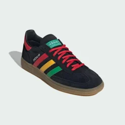adidas Sneaker|Sneaker<· JamaikaHandballSpezialSchuh Core Black / Pure Ruby / Bold Gold