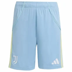 adidas Fußball|Hosen<· Juventus Turin 25/26 Kids Auswärtsshorts Ash Blue