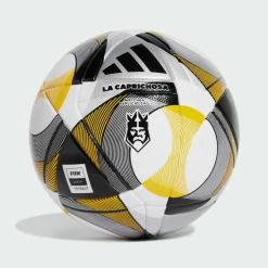 adidas Bälle<· Kings League La Caprichosa League Ball White / Black / Silver Metallic