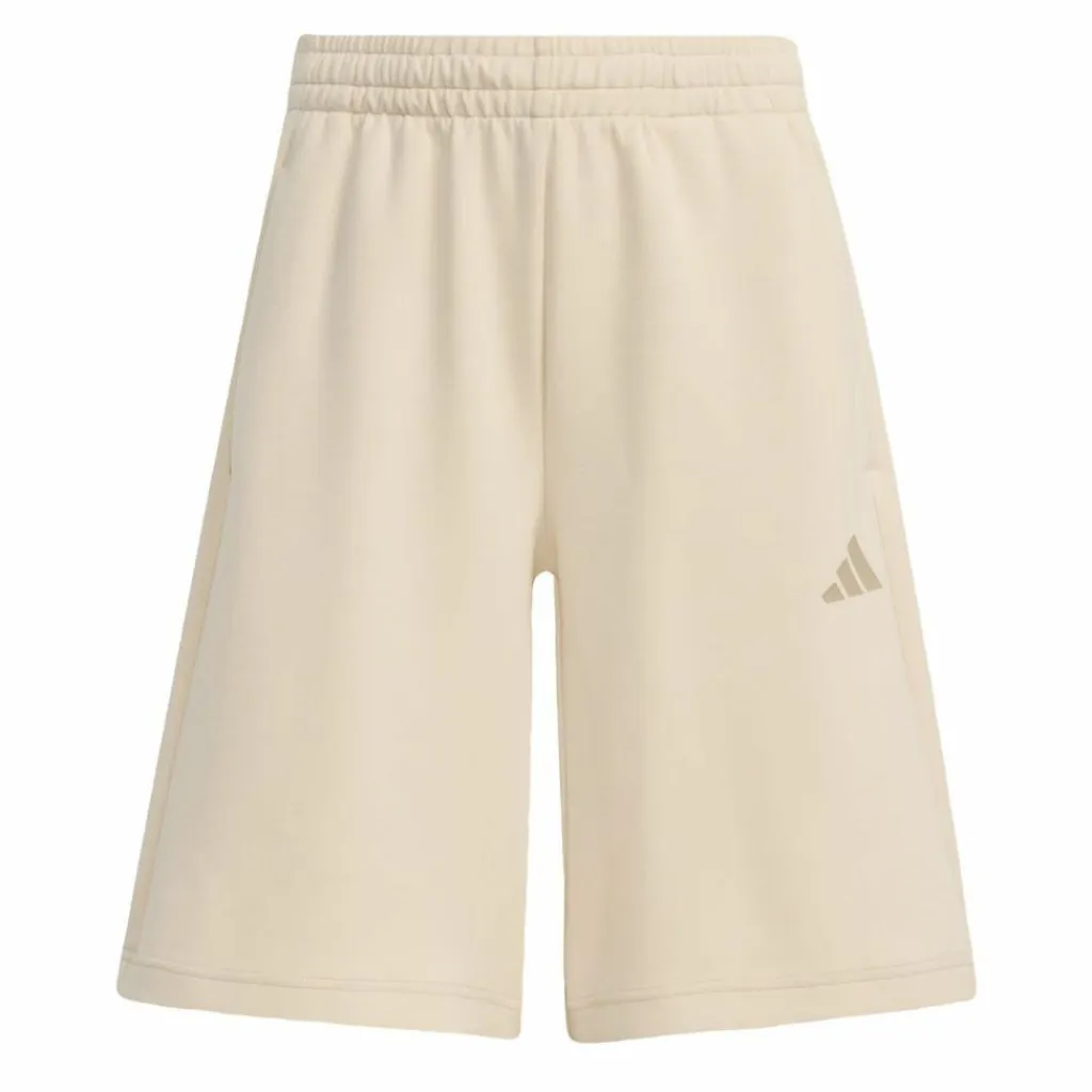 adidas Shorts<· LANGE FUTURE ICONS-3-STREIFEN-SHORTS Crystal Linen / Trace Khaki