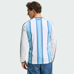 adidas Trikots<· Langärmeliges Heimtrikot Argentina 26 White / Icey Blue / Light Blue