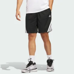 adidas Basketball|Basketball<· Legends 3-Streifen Basketball Shorts Black / White