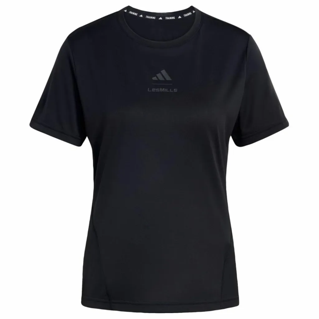 adidas Shirts<· Les Mills Grafik T-Shirt Black / Grey Six