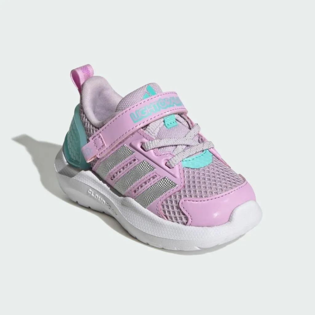 adidas Sneaker<· LIGHTORAMA RUNNER KIDS SCHUH Ice Lavender / Silver Metallic / Flash Aqua