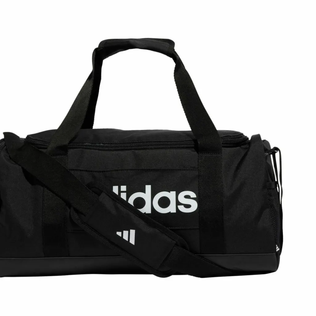 adidas Taschen<· LINEAR DUFFEL S black-black-white