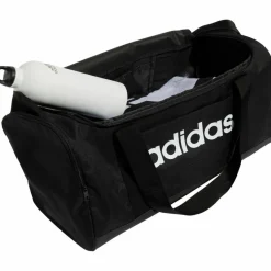 adidas Taschen<· LINEAR DUFFEL S black-black-white