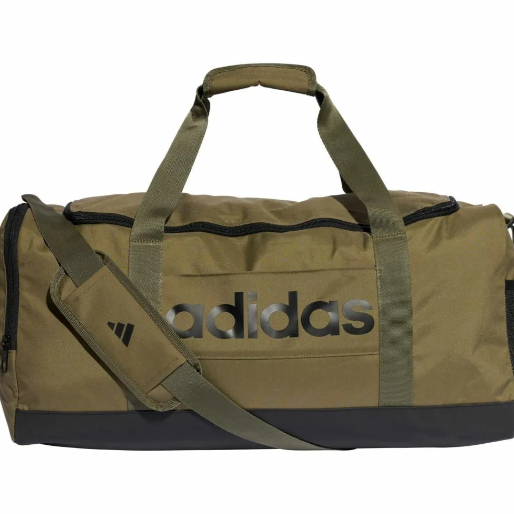adidas Sporttaschen<· LINEAR DUFFEL olive strata-black